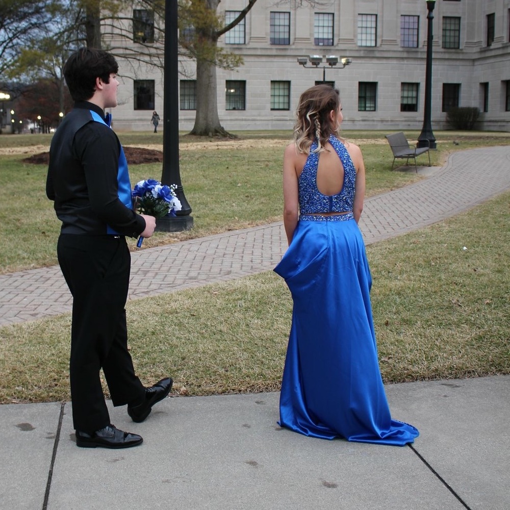 Blue Prom Dress